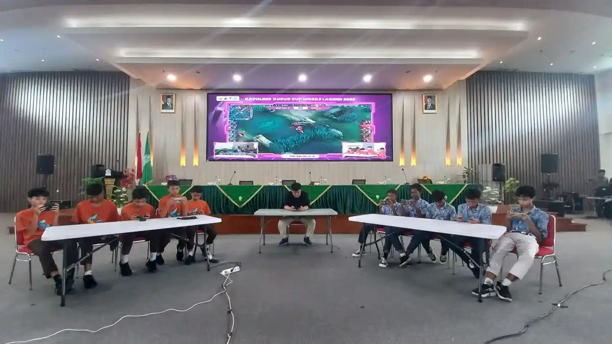 Ratusan Siswa di Kudus Ikuti Kompetisi Mobile Legends Kapolres Kudus Cup