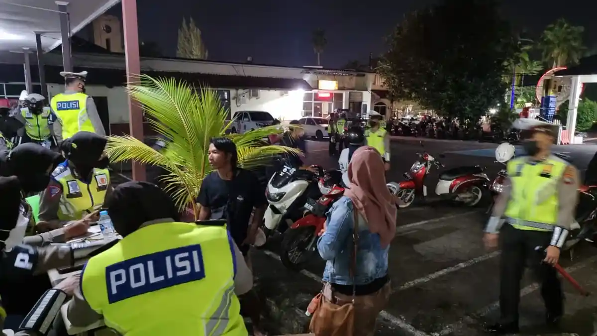 30 Kendaraan Terjaring Operasi Patuh Menumbing 2021 Ditlantas Polda Babel