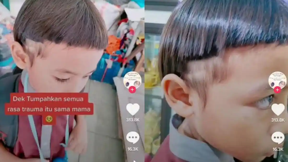 VIRAL Video Ibu Ngamuk Rambut Putranya Dipotong Asal-asalan oleh Guru, Sang Anak Sampai Trauma