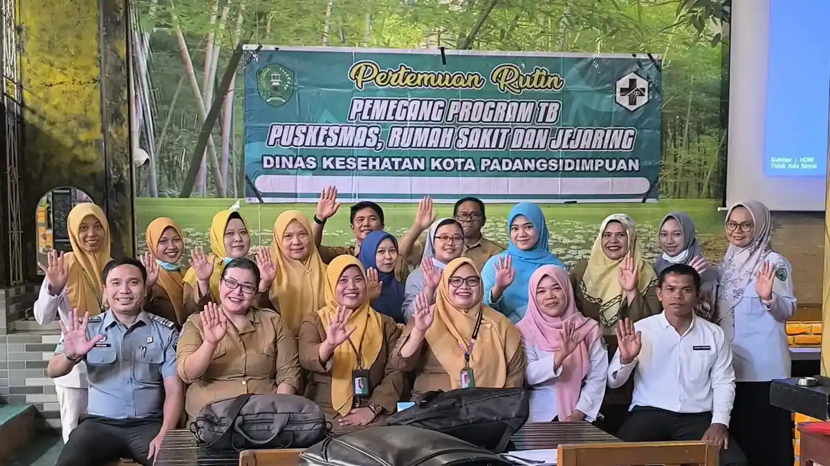 Petugas Klinik Pratama Lapas Padangsidempuan Ikut Pertemuan Rutin Pemegang Program TB