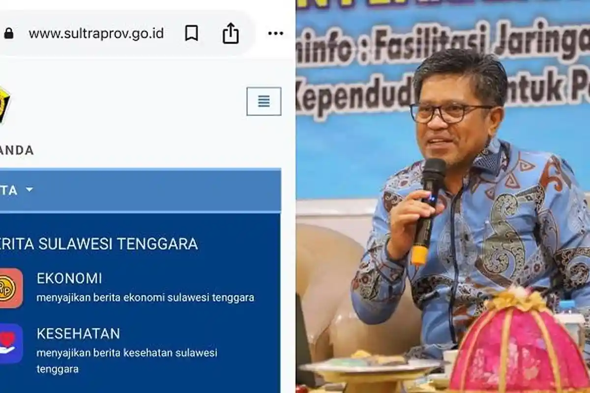 Website Resmi Pemprov Sulawesi Tenggara Sudah Pulih Usai Diretas, Ada Sentilan Gaji DPR dan Honorer