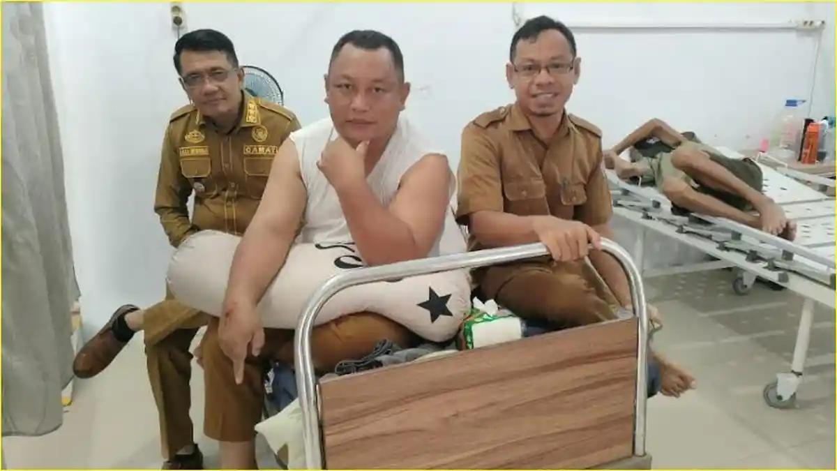 Camat se-Kabupaten Pohuwato Jenguk Mohamad Huntoyungo, Camat Marisa kini Berjuang Pulih