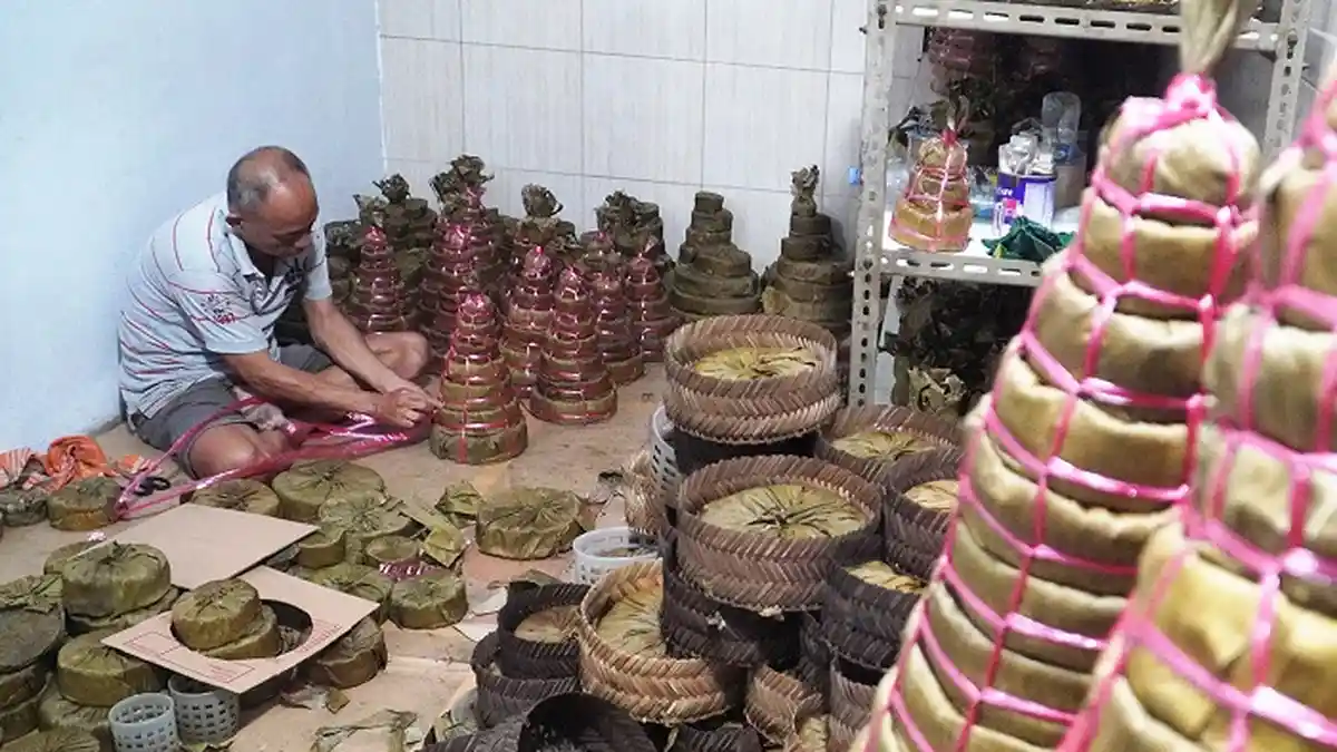 Kue Keranjang Ny Lauw Kim Wie dari Neglasari Kota Tangerang Legendaris Jelang Imlek