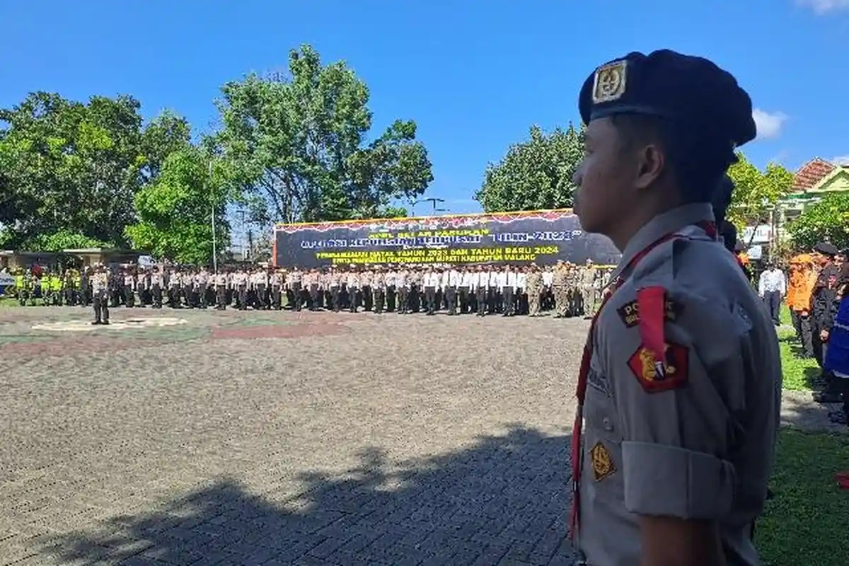 435 Personel Gabungan Siap Amankan Libur Natal dan Tahun Baru 2024 di Malang