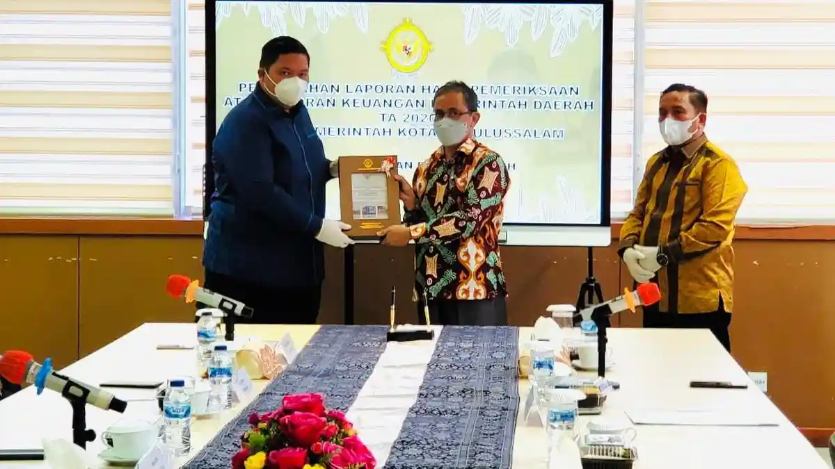 Mantap! Kota Subulussalam Raih Predikat WTP dari BPK RI, Diserahkan dengan Protkes Covid-19