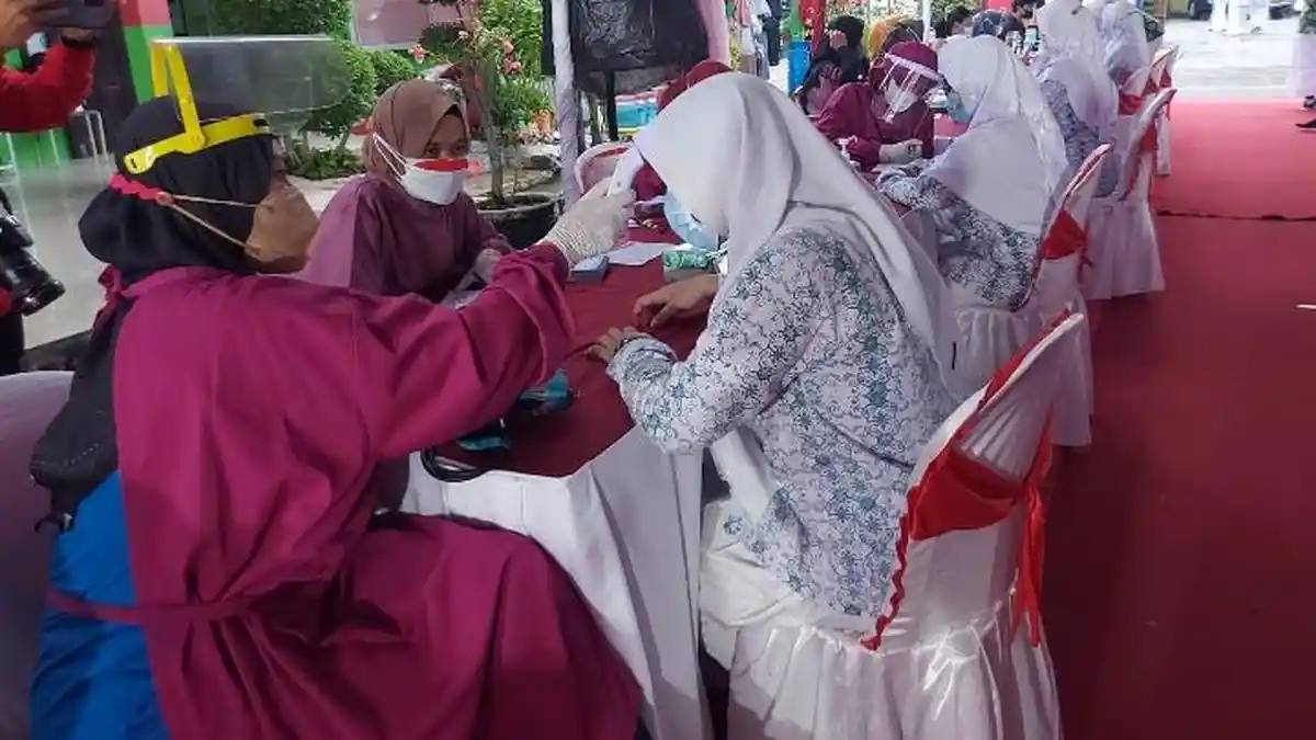 Upaya Percepat PTM di Bontang, Dinkes Kebut Vaksinasi Pelajar, Target Desember Bakal Rampung
