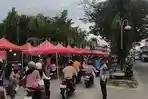 Pasa Pabukoan Kapalo Koto Padang Diserbu Warga dan Mahasiswa, Lalin Sempat Tersendat