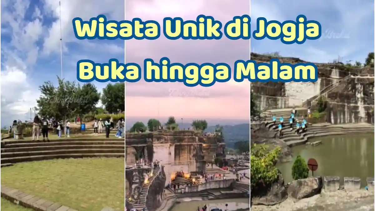 Di Jogja Ada Wisata Unik yang Buka hingga Malam, Panorama Bukit di Sekeliling Tebing, HTM Rp10 Ribu