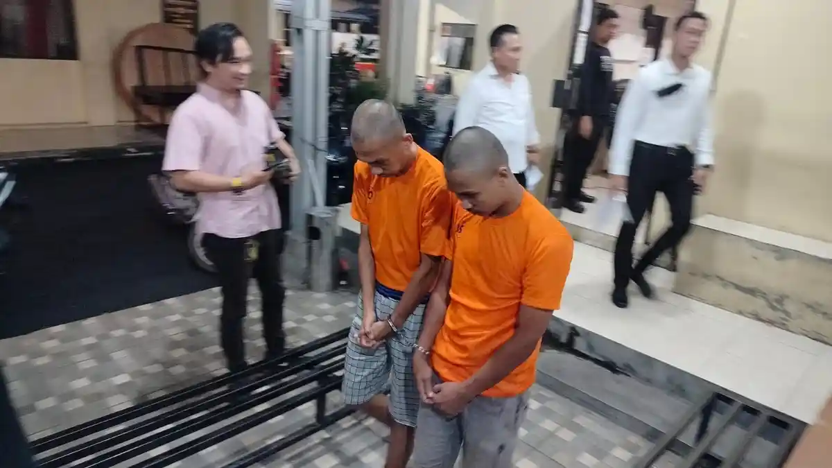 BREAKING NEWS, Jual Motor yang Masih Berstatus Kredit, 2 Pemuda Ditangkap Polresta Manado