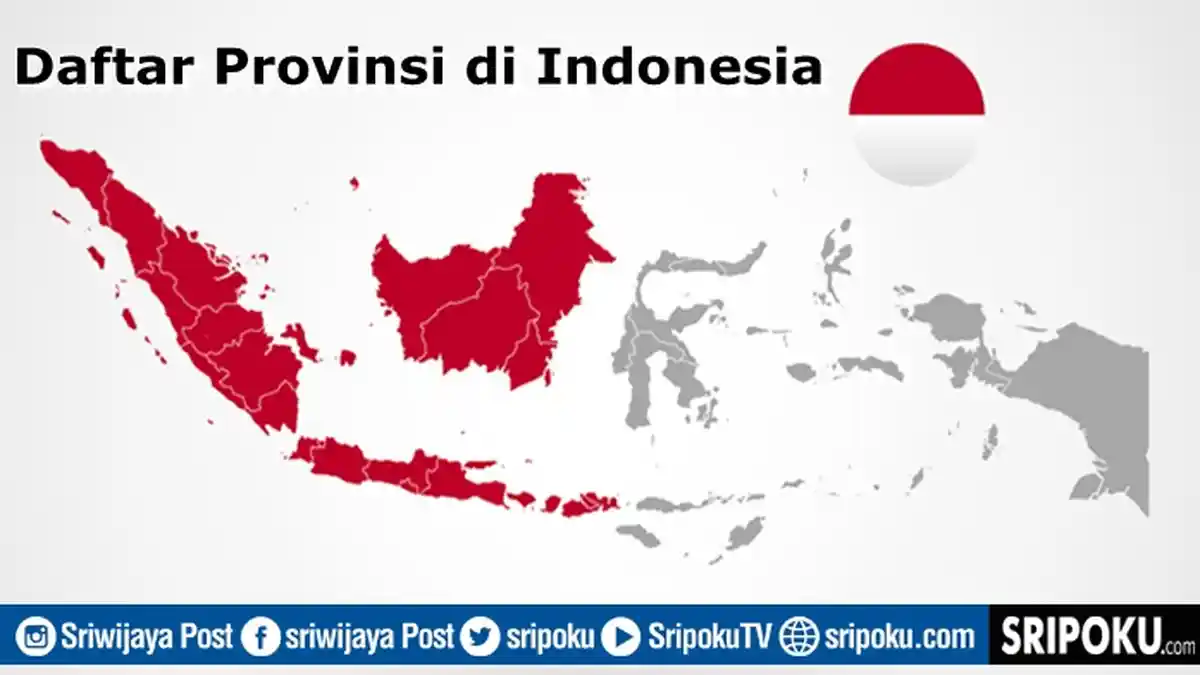 DAFTAR 34 Provinsi di Indonesia, Lengkap Nama Ibukota dan Tanggal Berdiri, Kaltara Provinsi Termuda