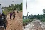 Akses Jalan Perumahan Gesya Paradise di Batam Masih Tanah Sejak Dibangun Tahun 2021, Kini Kian Parah