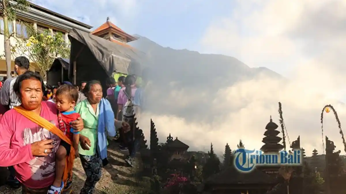GUNUNG AGUNG TERKINI - Selain Macan dan Ular Turun, Ini Tanda Niskala 'Mistis' Segera Meletus