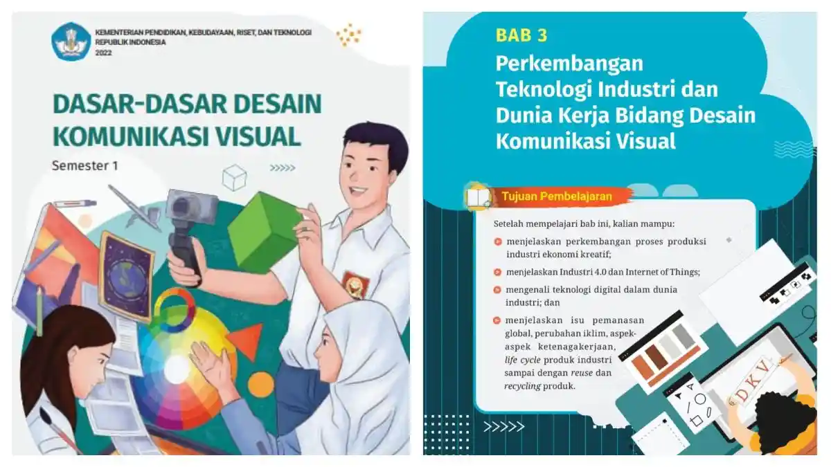Kunci Jawaban Dasar-Dasar Desain Komunikasi Visual Kelas 10 Semester 1, Bab 3 Halaman 72-73