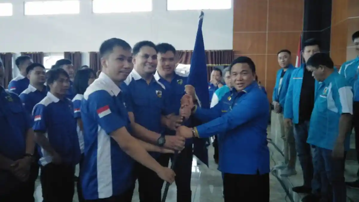 Sambut Hari Sumpah Pemuda, Rifky Langsung Bertugas Sebagai Ketua KNPI Minahasa