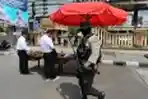 Pengamanan Kantor Polisi di Jakarta