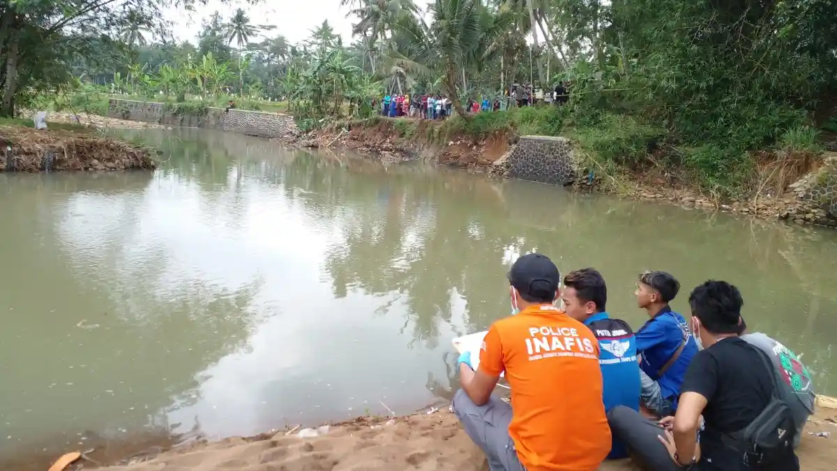 Tragedi Susur Sungai Ciamis, Begini Kondisi Leuwi Ili: Permukaannya Tenang tapi di Bawahnya . . .