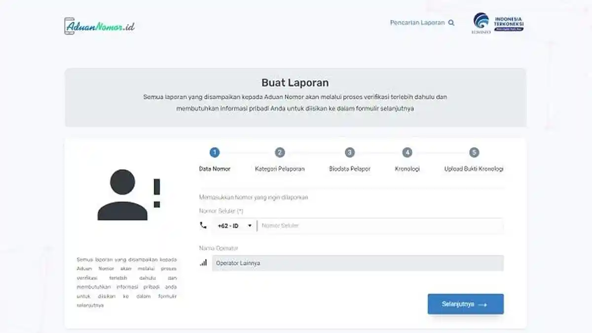 Link Aduan Nomor Penipu dari Kemenkominfo, Klik Laman aduannomor.id