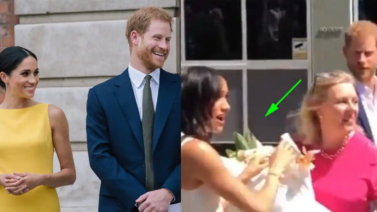 Terekam Kamera, Pangeran Harry Marahi Pria yang Berikan Bunga untuk Meghan Markle