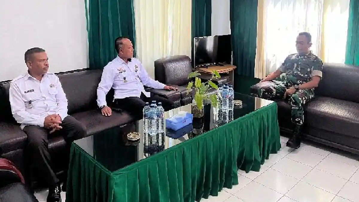 Perkuat Sinergitas Pengamanan Lapas, Kalapas Atambua Audiens dengan Dandim Belu
