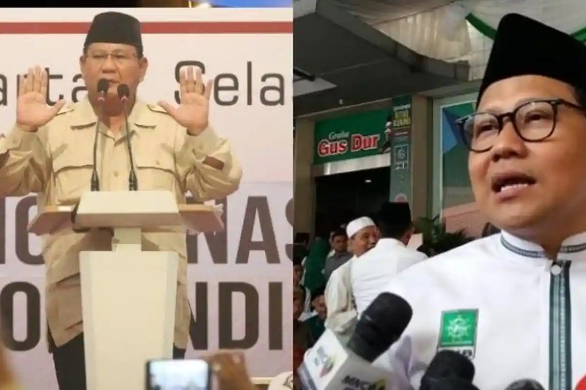 Respon Prabowo saat Diwacanakan Bakal Disandingkan dengan Muhaimin Iskandar di Pilpres 2024