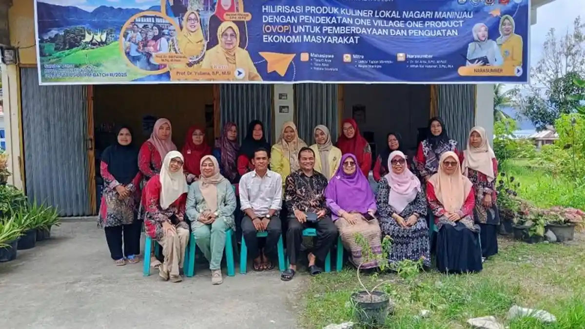 UNP Gelar Program PKM DPPM 2025 di Nagari Maninjau,  Kenalkan Pendekatan OVOP