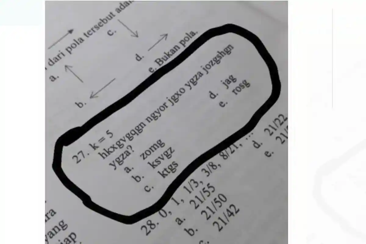 Cara Mengerjakan Soal Bahasa Panda di Latihan Soal UTBK yang Viral, ini Penjelasan Dosen Kriptografi