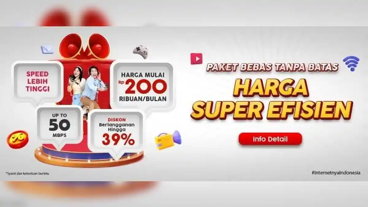 Lebih Ekonomis, IndiHome Hadirkan Paket Bebas Tanpa Batas