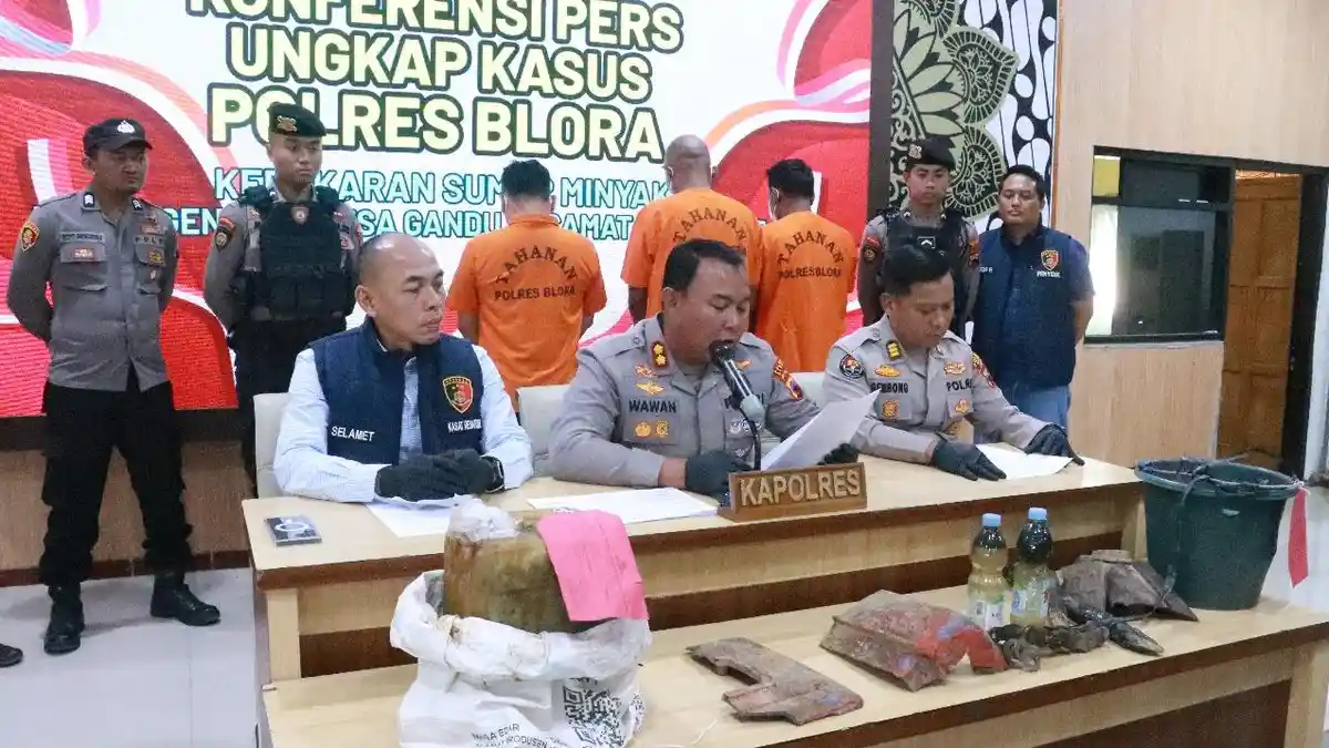 Inilah Identitas dan Peran Masing-masing Tersangka Kebakaran Sumur Minyak Ilegal di Blora