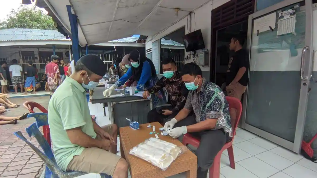 Deteksi Dini Virus TB dan HIV/AIDS, Lapas Kotapinang Gelar Skrining dan Pemeriksaan Warga Binaan