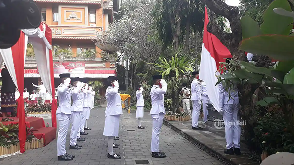 Pelaksanaan Upacara HUT ke-75 RI di Denpasar Digelar Sederhana dan Peserta Terbatas