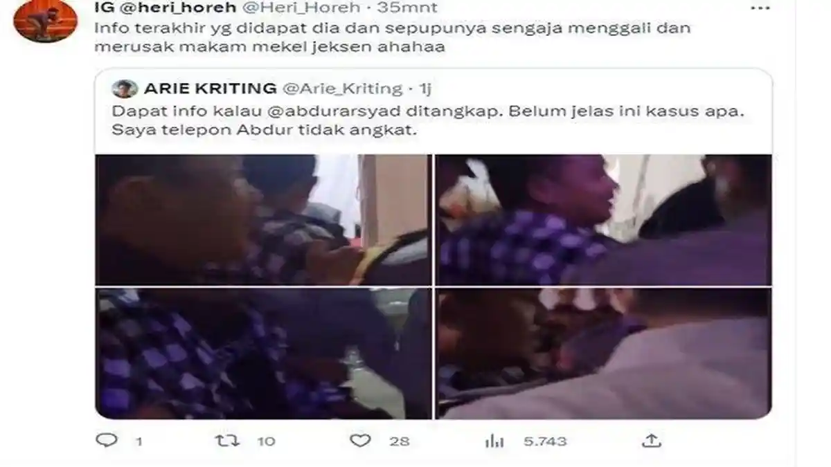 Sempat Bikin Heboh, Abdur Rasyad Digoyong Dua Pesonel Polisi Ternyata Di Prank Mamat Alkatiri