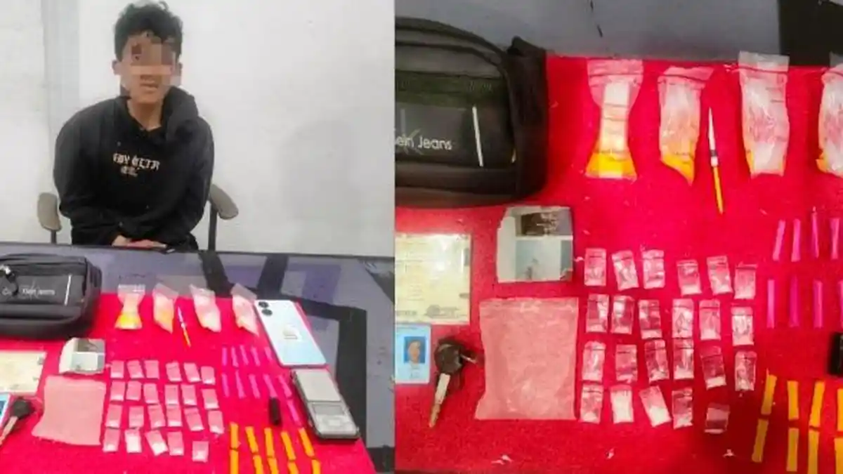 Pemuda di Kabupaten Bangka Kedapatan Simpan 23 Paket Sabu