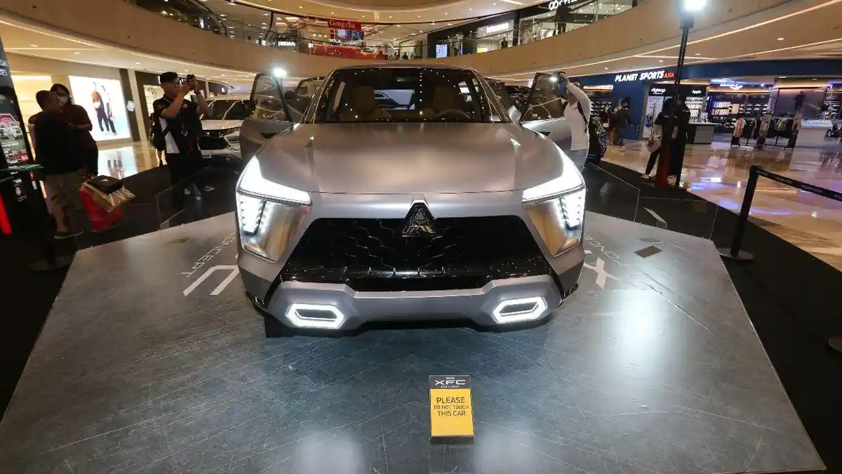 Tuai Respons Positif dari Masyarakat, Mitsubishi XFC Concept Mejeng di Surabaya
