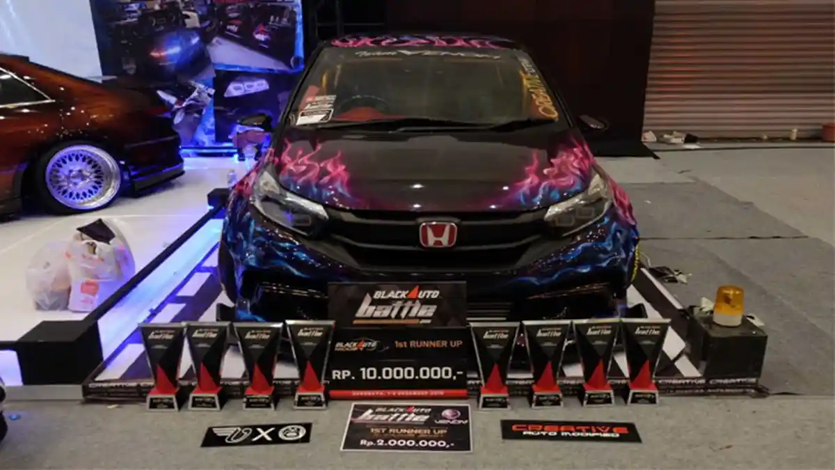 Honda Brio Sekali Geber 7.000 RPM Usai Dimodifikasi Street Racing