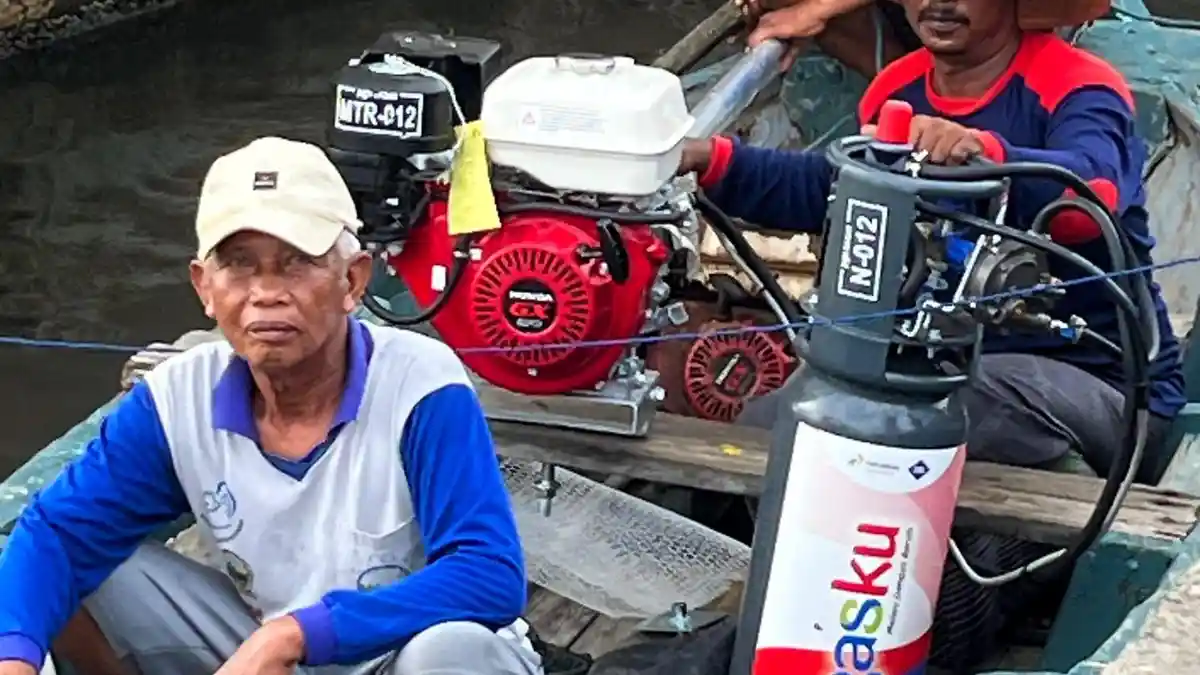 Subholding Gas Pertamina Uji Coba Konversi BBG Gasku Pada 100 Mesin Kapal Nelayan