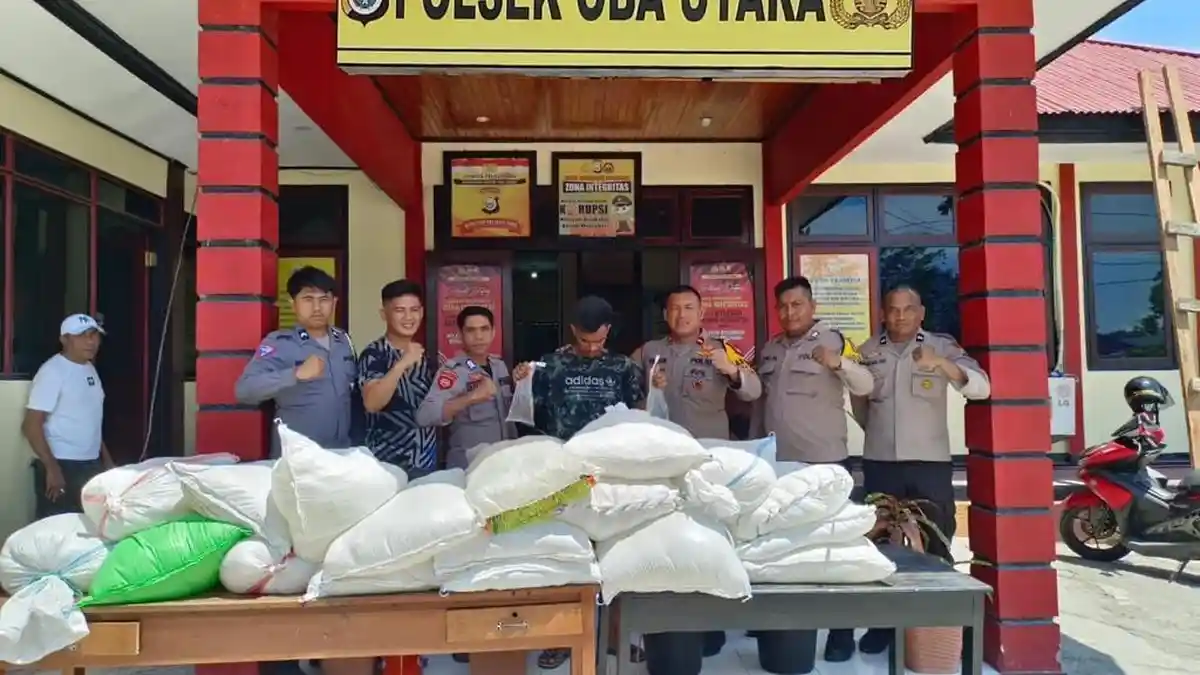 Belum Sempat Edar di Halmahera Tengah, Polsek Oba Utara Ciduk Seorang Pengedar Cap Tikus
