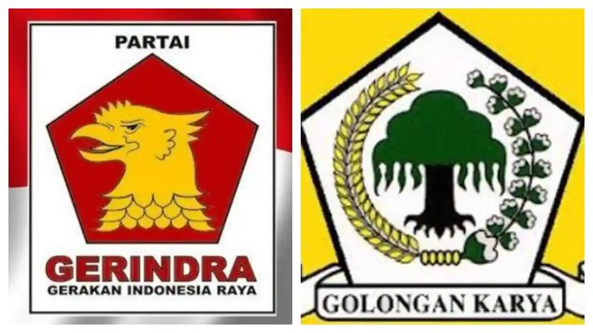 Golkar dan Gerindra Bersaing Ketat, Ini Perbandingan Perolehan Suara di Pemilu 2024 vs Pemilu 2019