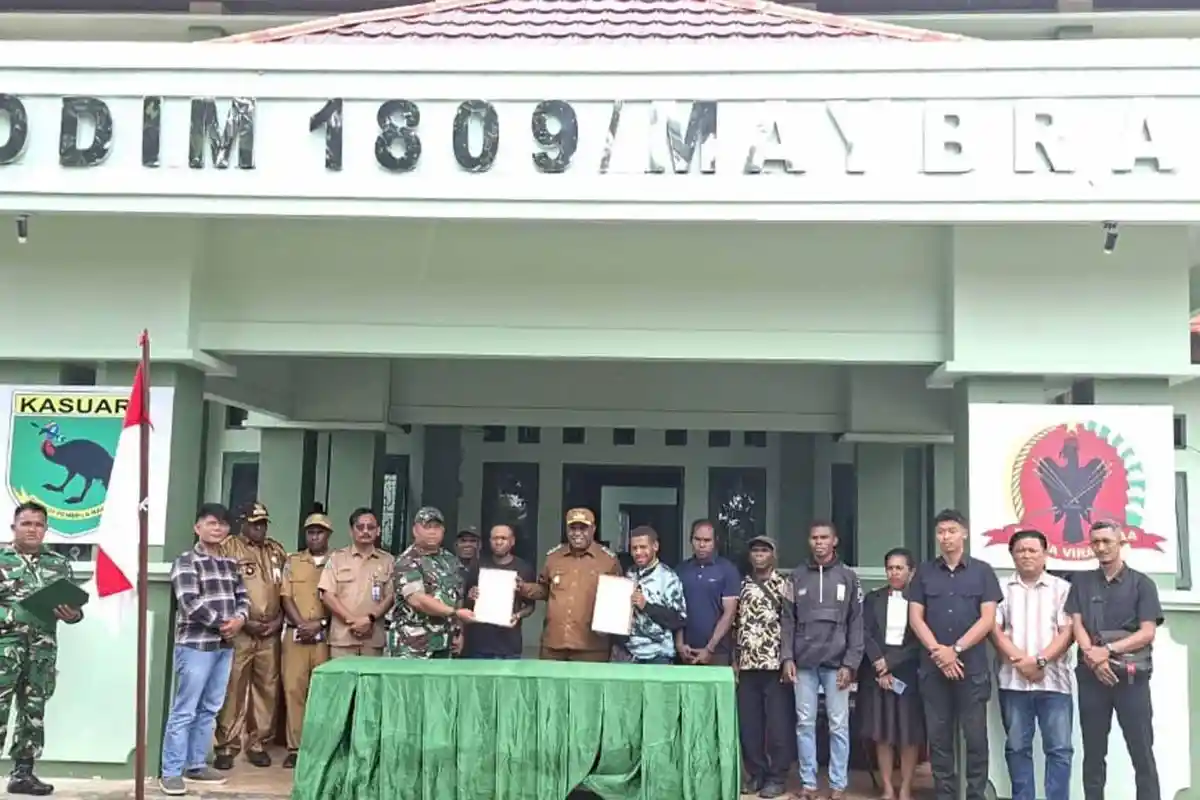2 Tokoh OPM di Maybrat Berikrar Setia kepada NKRI, Pemkab Siap Beri Pembinaan