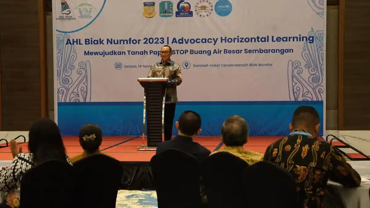 Sekretaris Umum Akkopsi Helldy Agustian Buka Acara AHL Biak Numfor 2023