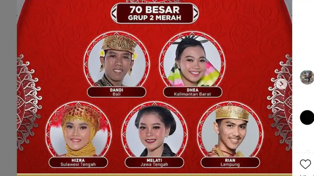 LIVE STREAMING TOP 70 LIDA 2021 Grup 2 Merah, Tampil dari Bali, Kalbar, Sulteng, Jateng, & Lampung
