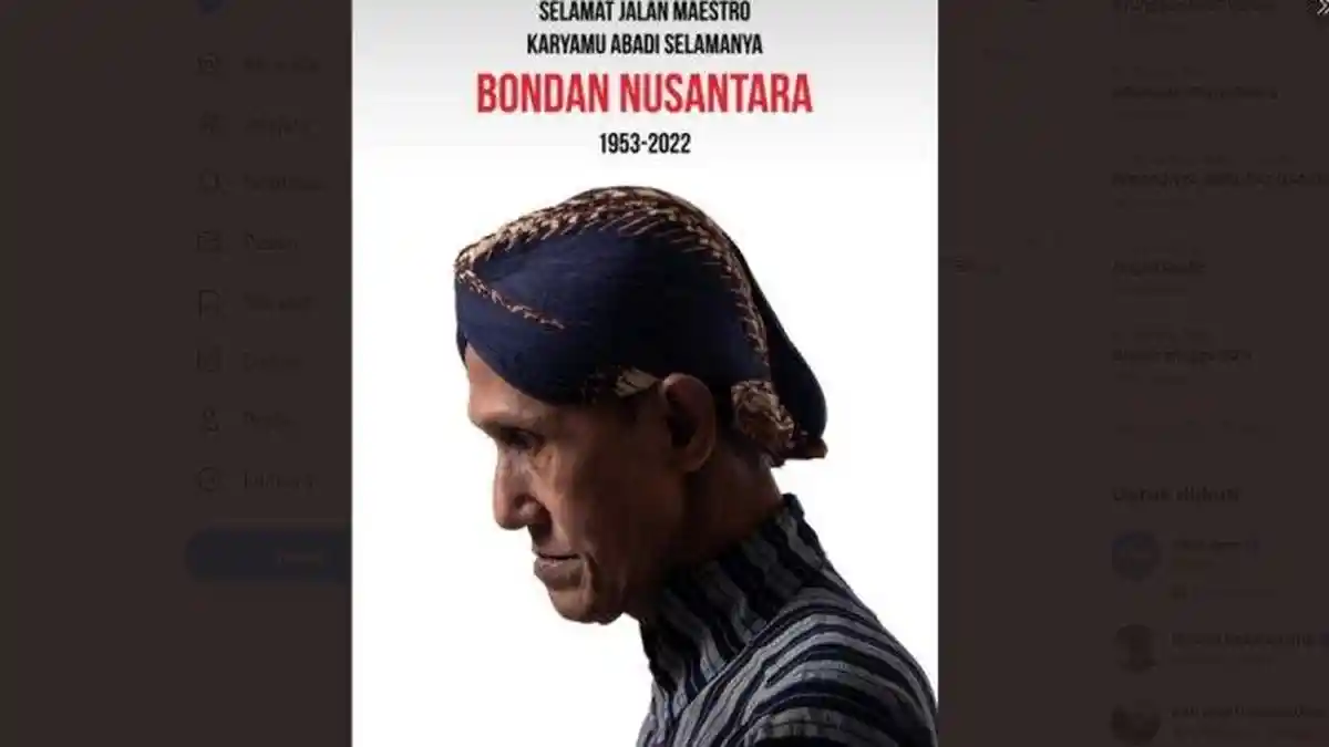 Mengenal Sosok Bondan Nusantara Maestro Ketoprak Yogyakarta yang ...