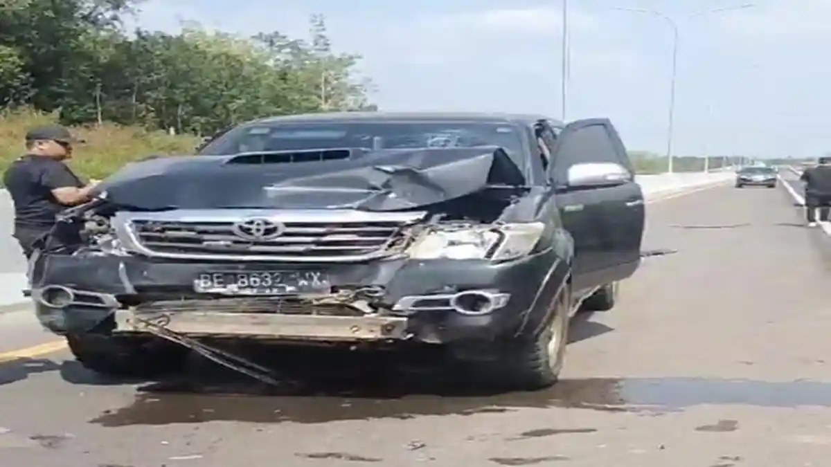 Kecelakaan Tol Indralaya Prabumulih Hingga Pengendara Terkapar Di Jalan, Begini Kondisi Korban