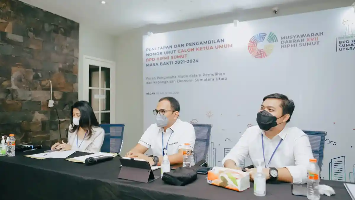 HIPMI Sumut Tetapkan Dua Calon Ketua Umum, Akan Bersaing untuk Periode 3 Tahun Ke Depan