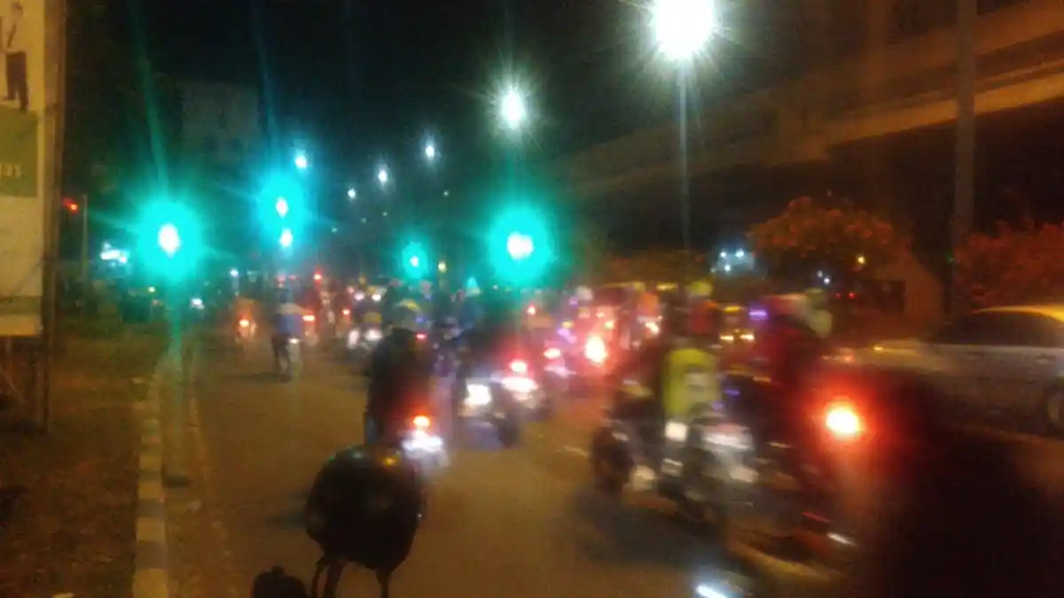 Malam Hari Jadi Waktu Favorit Pemudik Motor