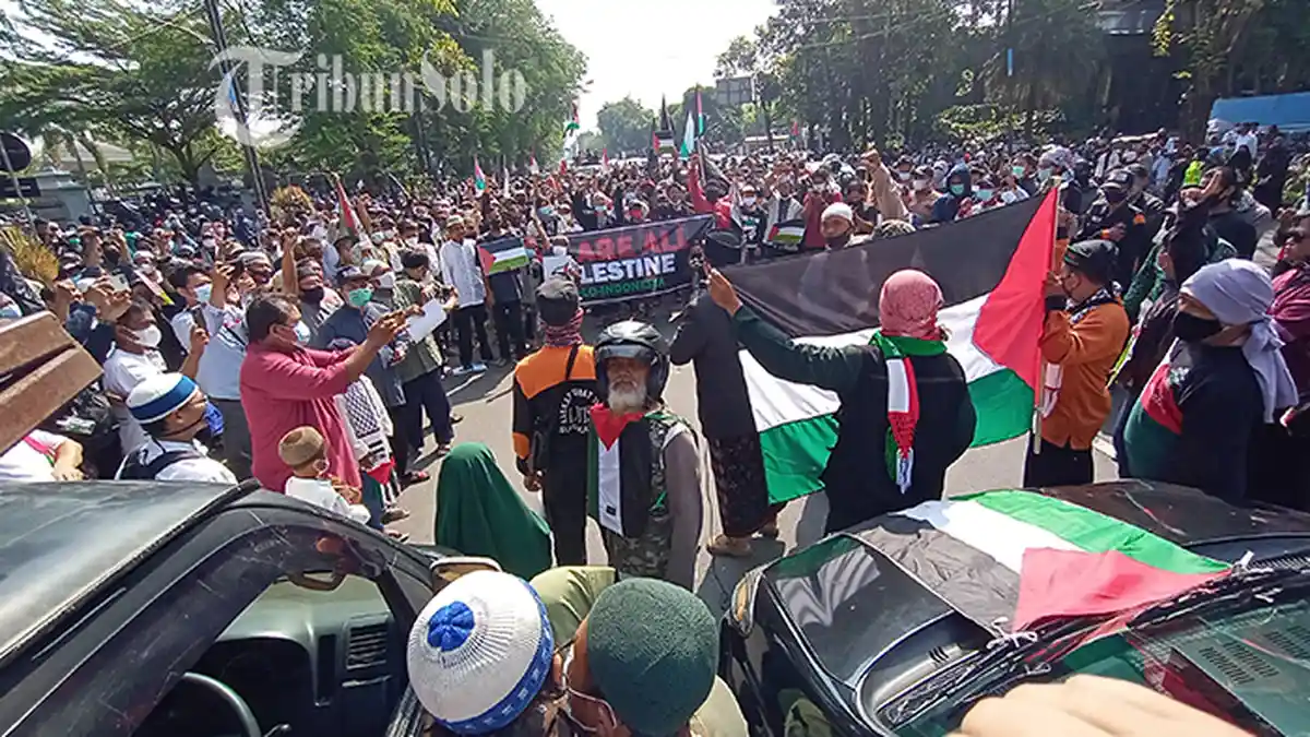 Buntut Aksi Solidaritas Palestina di Solo Ricuh & Langgar Prokes, Korlap Bakal Dipanggil Polisi