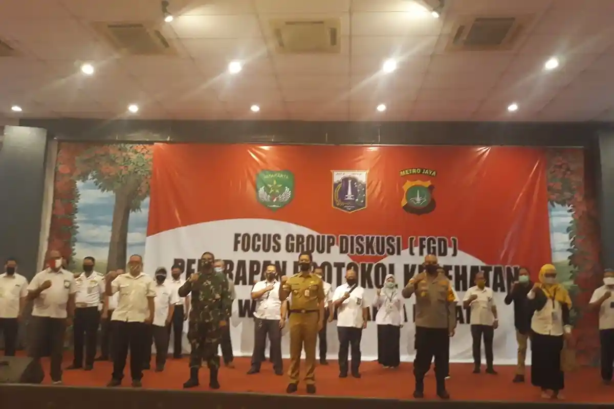 Tiga Pilar Jakarta Barat Akan Simulasi di Pusat Keramaian Jelang New Normal