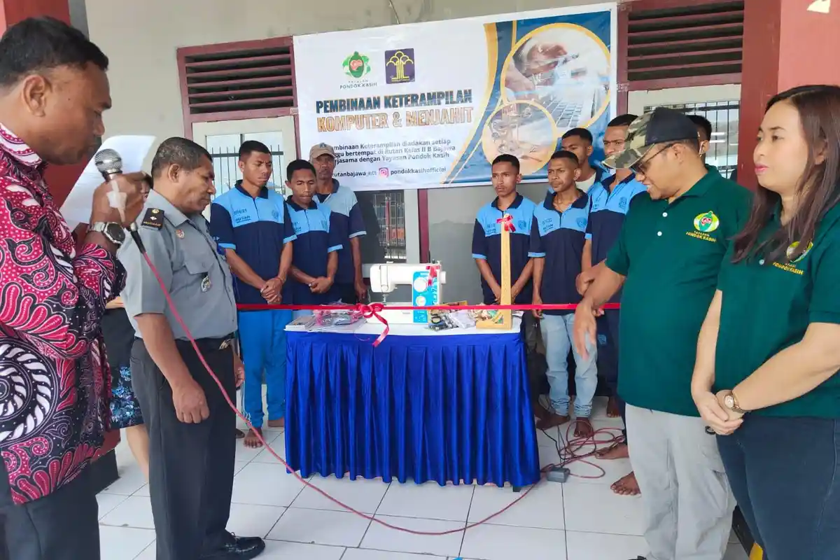 Program Menjahit di Rutan Bajawa Diikuti 12 WBP