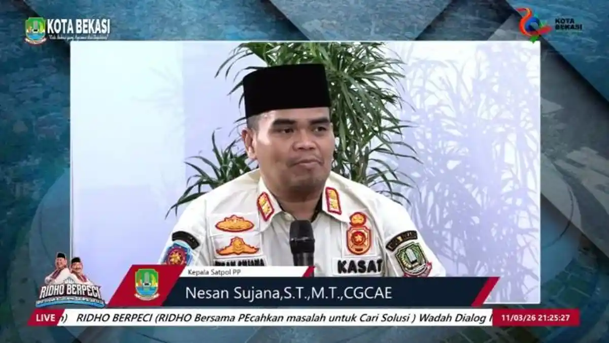 Satpol PP Kota Bekasi Siagakan 678 Personel saat Momen Mudik dan Lebaran 2026