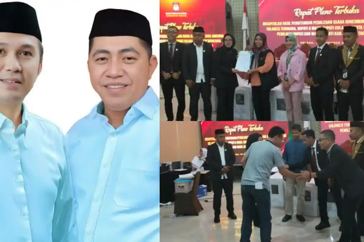 Amri Jamaluddin-Husmaluddin Unggul 27.057 Suara dari Jayadin-Deni di Pilkada Kolaka 2024, Pleno KPU