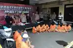 Polres Tulungagung Tangkap 10 Pesilat, Buntut dari Aksi Pengeroyokan